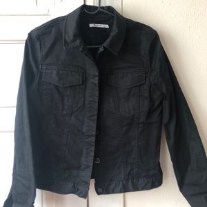 t by alexander wang black denim jacket, large